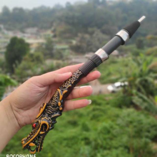 Gagang Joran Pahul Naga Resin +Reel Seat