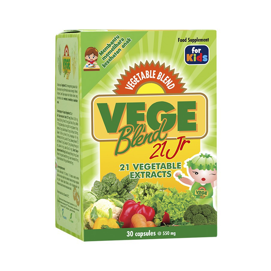 Vegeblend Junior (kemasan botol isi 30 kapsul)