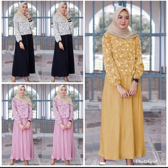 SALE ZR Set monica / Set hijab / Set muslimah