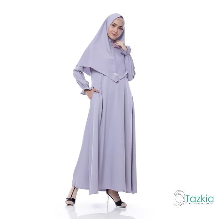 RQ 043 COD Baju Gamis Syari Wanita Terbaru Dress Lebaran 2021 Murah Fashion muslim Wanita Kekinian