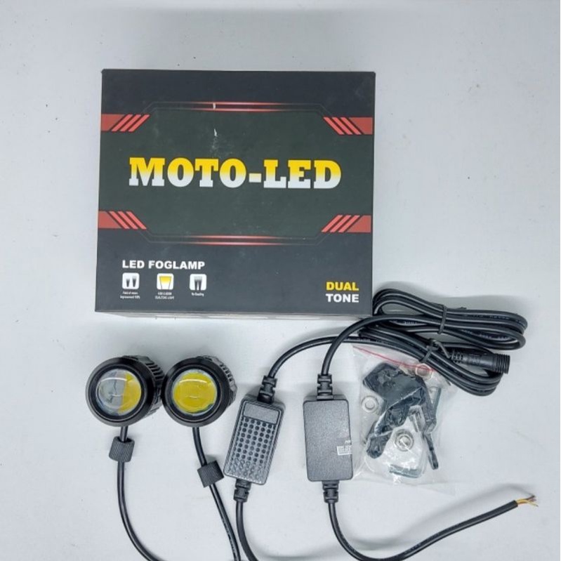 Lampu tembak D2 laser mini motoled premium