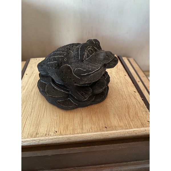 patung katak patung aquarium