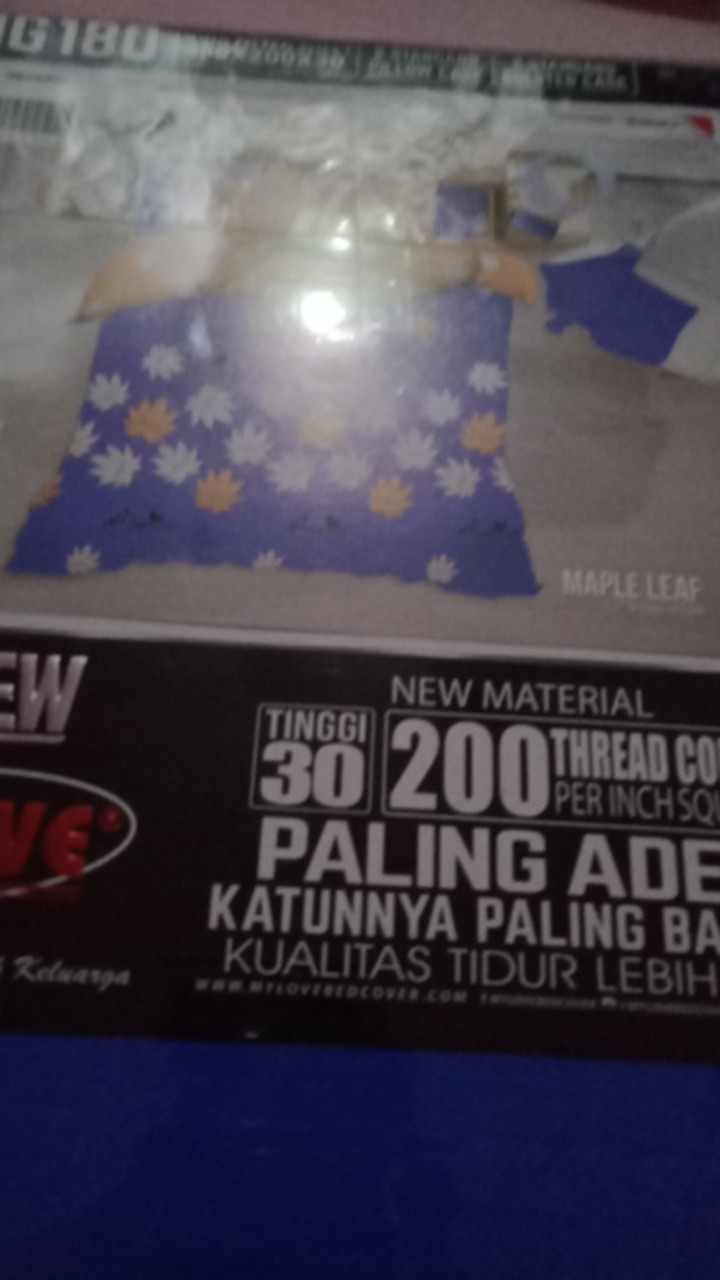 Sprei My Love Ukuran 180x200 King Size All New Tinggi 30cm Katun Motif