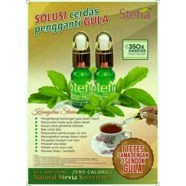 

Stefia Pemanis Rendah Kalori | Pemanis Stefia For Keto | For Diabetes