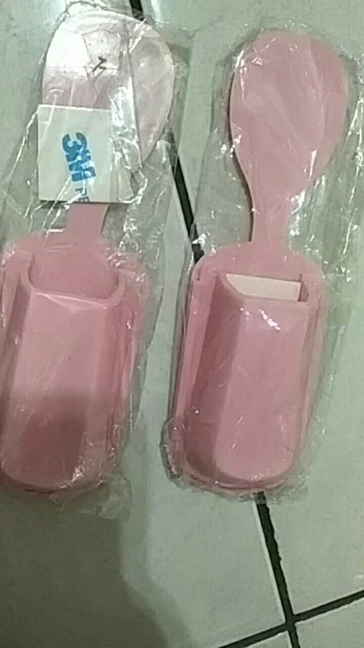 Holder Tempel Sendok Nasi Tempat Sendok Rice Cooker Centong Nasi Wadah Alat Dapur Rak Tempel Gantung