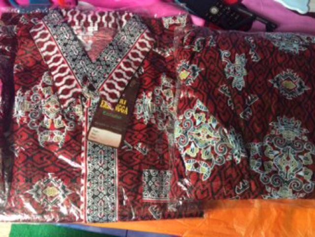 Couple Batik Wijaya Dress Kombi Kemeja