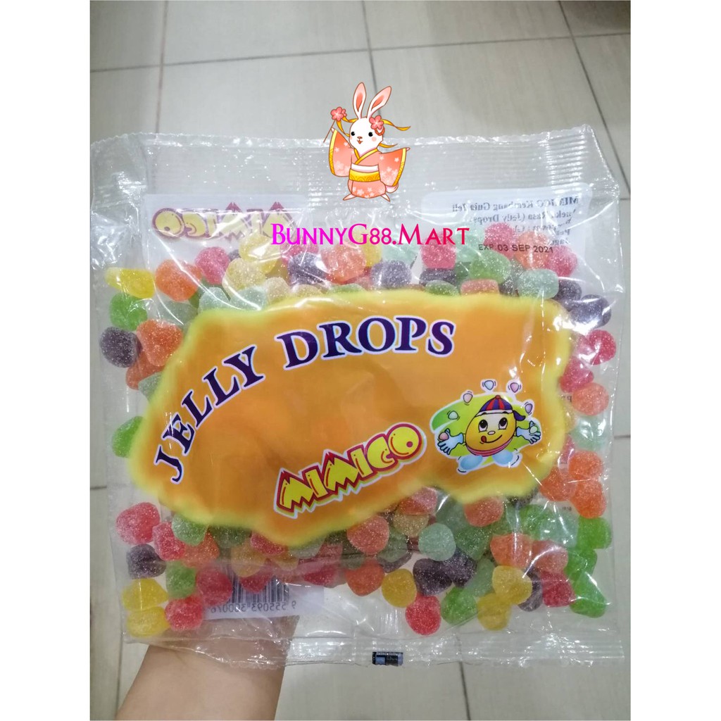 

MIMICO JELLY DROPS 500G/WAISUN KEMBANG GULA JELI/PERMEN JELLY MALAYSIA/MIXED PASTILLES