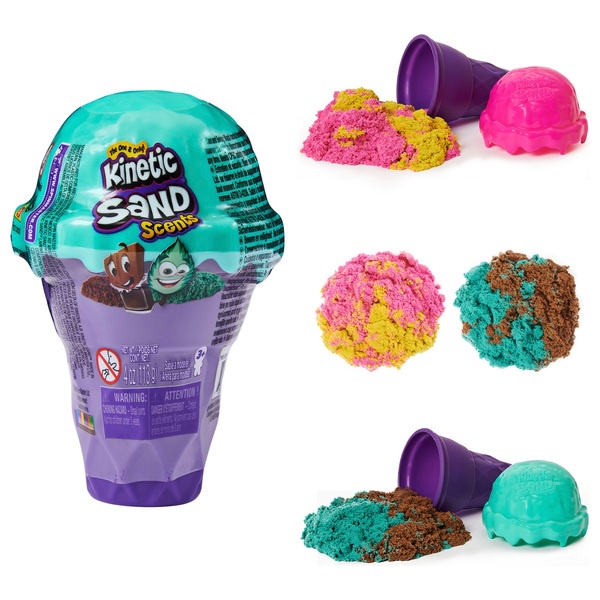 Mainan Edukasi Pasir Ajaib Kinetic Sand Ice Cream 113gr