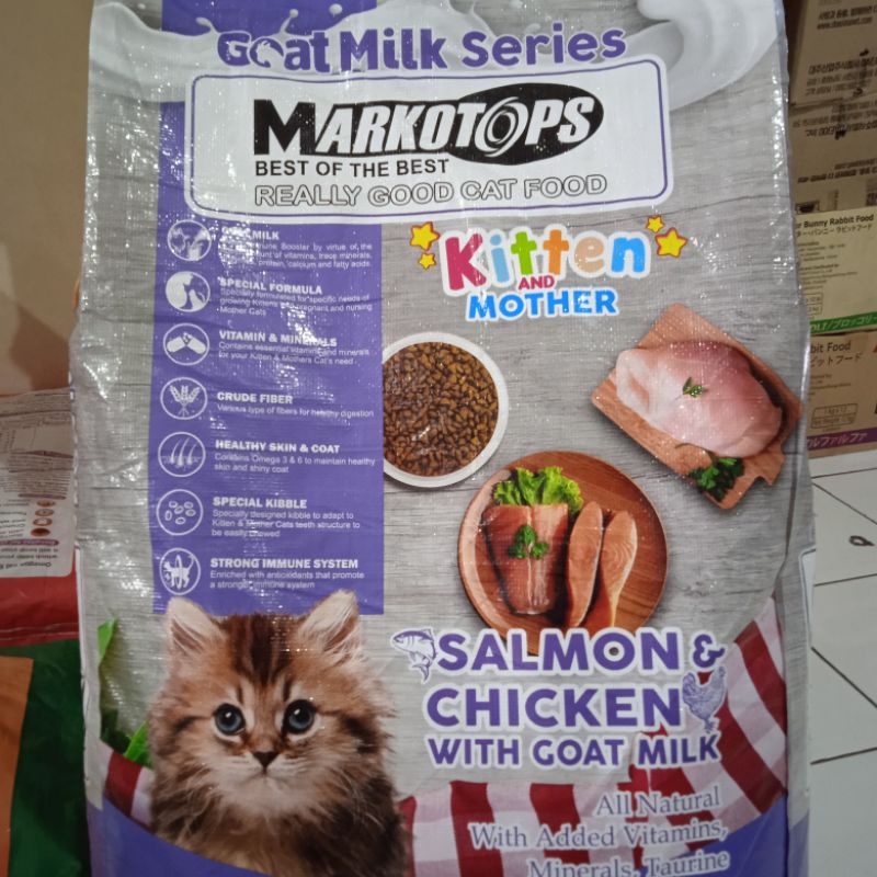 Makanan Kucing Markotop Kitten &amp; Mother Baby 20kg 20 kg Markotops