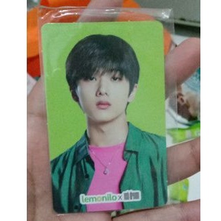 PC Jisung x Lemonilo, Photocard NCT, Photocard Jisung