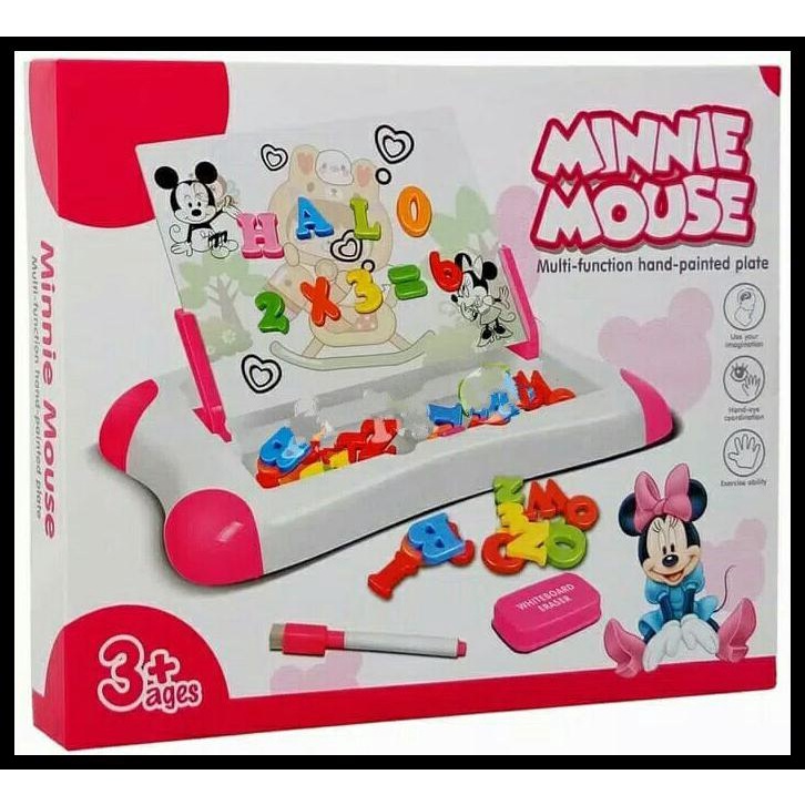 

Drawing Board Magnetic Minnie Mouse Papan Tulis Anak Magnetik Magnet