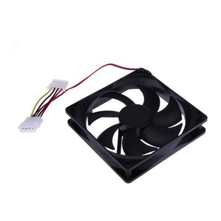 ITSTORE Fan Casing 8Cm 12 Cm Transparan  Hitam Cooler CPU Lampu Baut