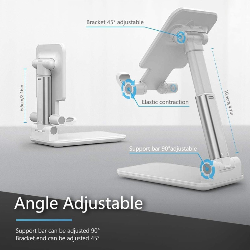 Holder Folding Mobile Desktop Stand hp Cocok untuk Tab Tablet Ipad Phone Stand