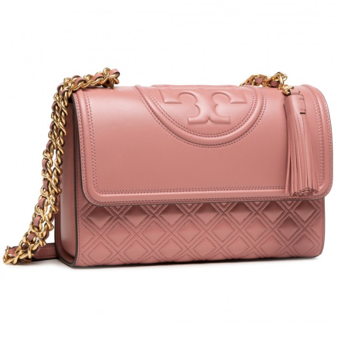 Tas Tory Burch 76997 Fleming Convertible Shoulder Bag - PINK MAGNOLIA