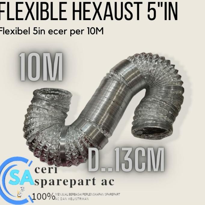 @#@#@#] CEROBONG ASAP FLEXIBLE 5IN duct 5" diameter 13CM HEXOS FAN