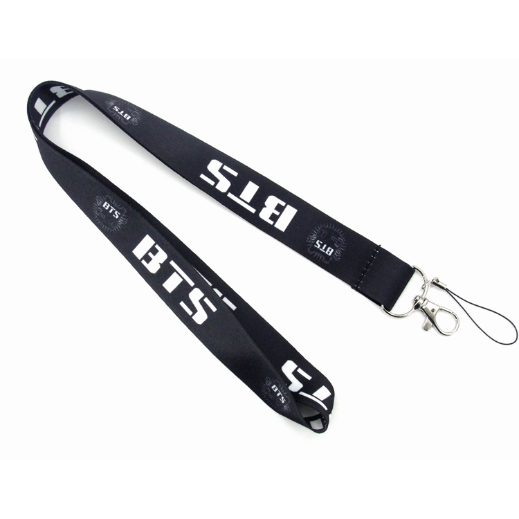 Daya Tahan BTS Tali Leher Anti Peluru Liga Junior Lanyard untuk Ponsel Case Sling Kartu ID Mahasiswa Pemegang Gantungan Kunci Anti-Drop Aksesoris