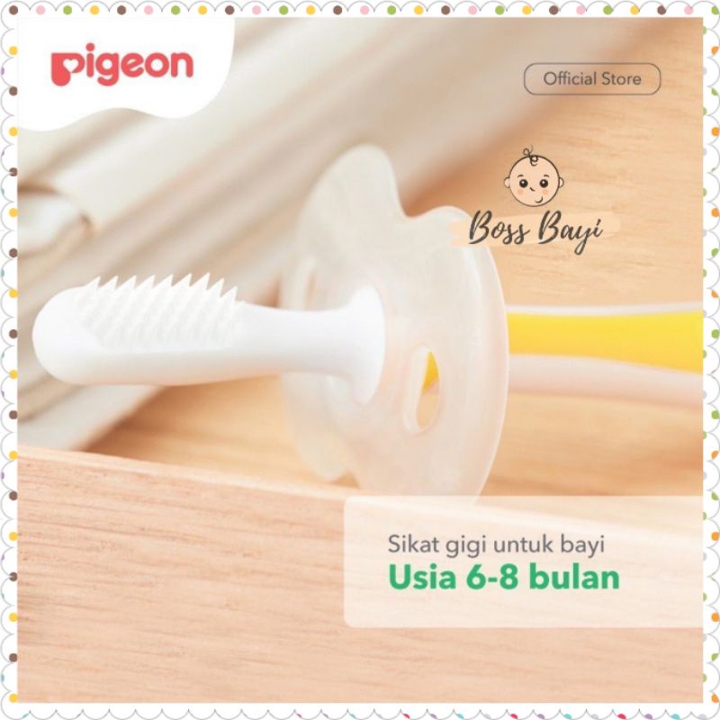 PIGEON - Training Toothbrush / Sikat Gigi Bayi Anak Lesson 1/2/3