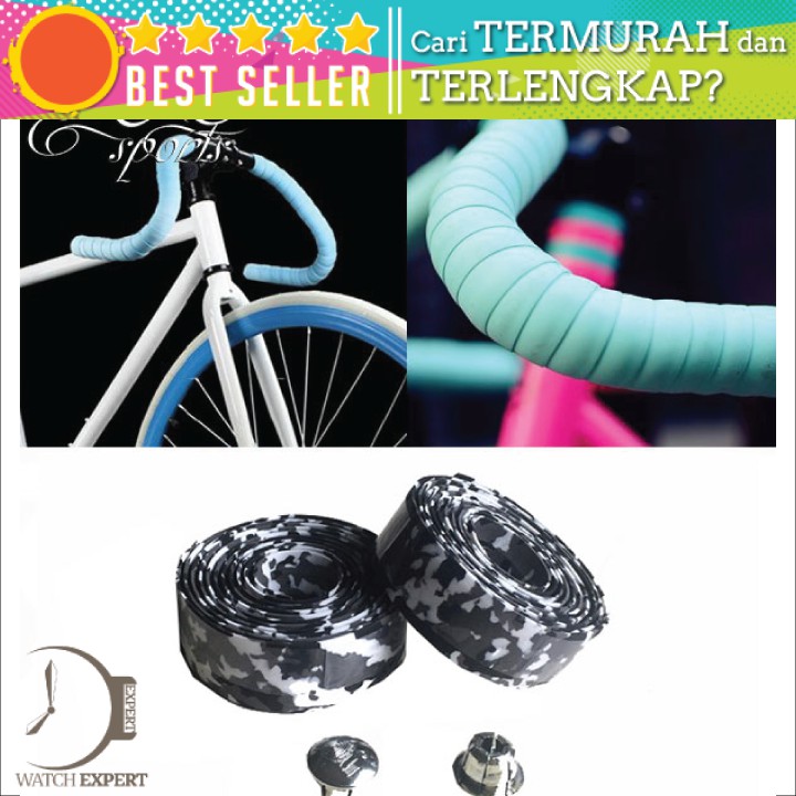 COD Handlebar Tape Untuk Stang Sepeda Panjang 2M x 30MM 2 PCS