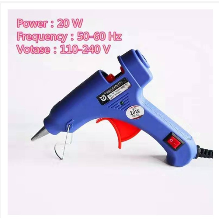 Lem Tembak / Glue Gun Mini / 20W-Isi Lem Tembak ukuran kecil / Refill Lem Tembak Eceran