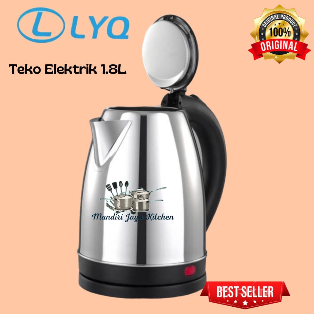 Teko Listrik 1.8 Liter/Kettle Electric LYQ/Pemanas Air Elektrik