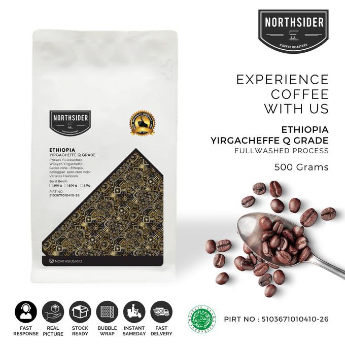 

((((()paling dicari] BIJI KOPI ARABIKA ETHIOPIA YIRGACHEFFE Q GRADE WASH - 500GR NORTHSIDER