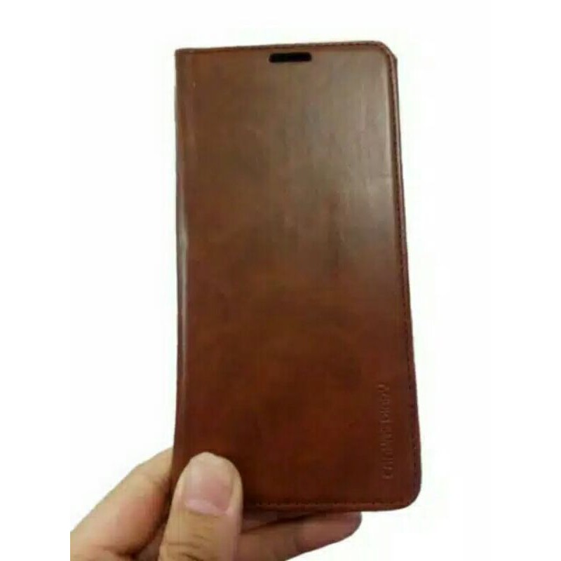 OPPO A52 A92 2020 LEATHER CASE FLIP MAGNET KULIT CANVAS DIARY CASING