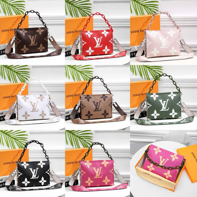 Tas Wanita Louis Vuitton Poche Large Clutch Monogram with Box
Series 8182#