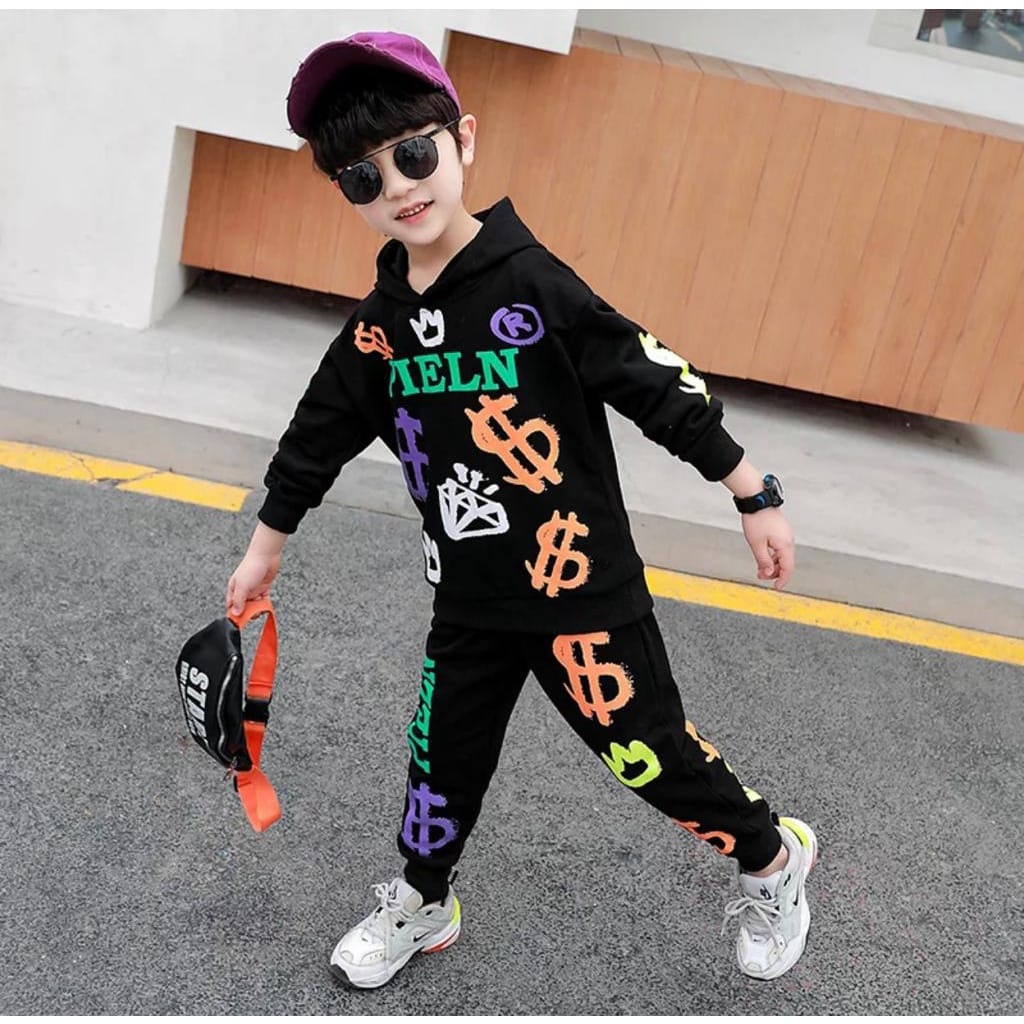 COD SETELAN BAJU ANAK LAKI LAKI MOTIF DOLAR1 - 5 TAHUN