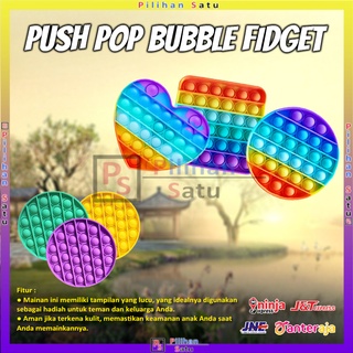 Image of COD Pop it Fidget Toys Rainbow Pelangi Stress Relief kids [Tren saat ini]