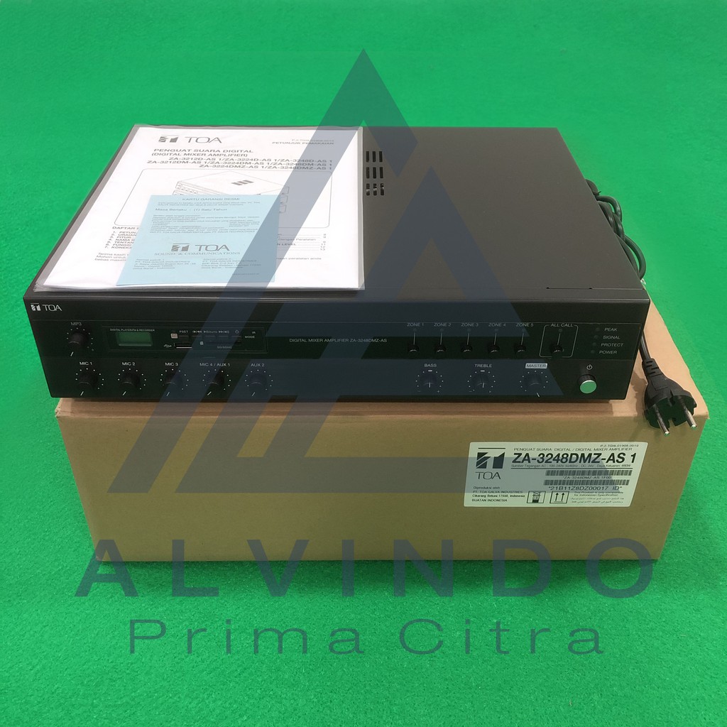 TOA ZA-3248DMZ (Digital Mixer Amplifier 480W / MP3 / Zone / ZA 3248 DMZ)