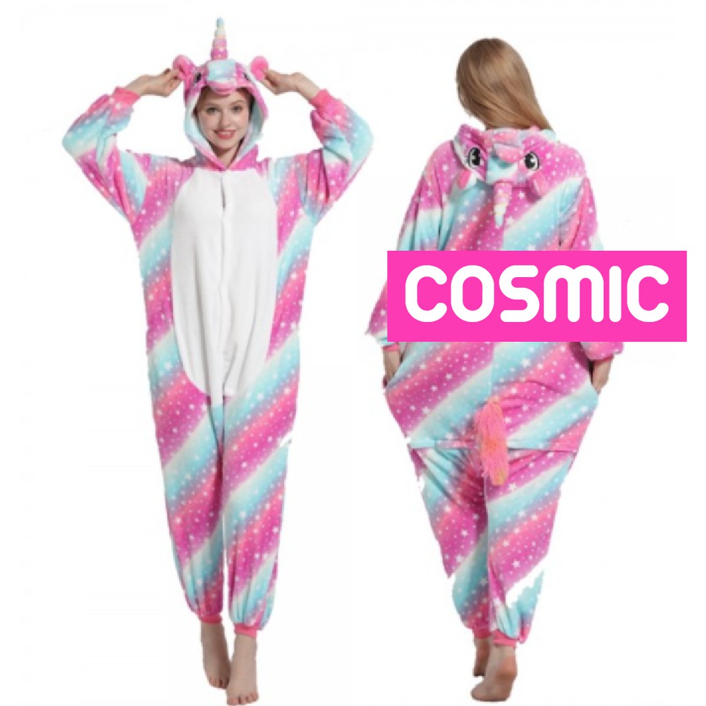 BAJU KOSTUM ONESIE KIGURUMI PIYAMA UNICORN DEWASA