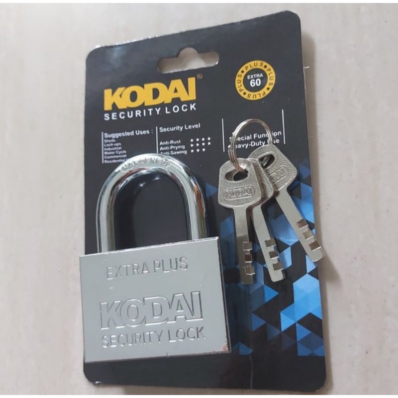 KODAI Gembok Baja 60mm pagar rumah