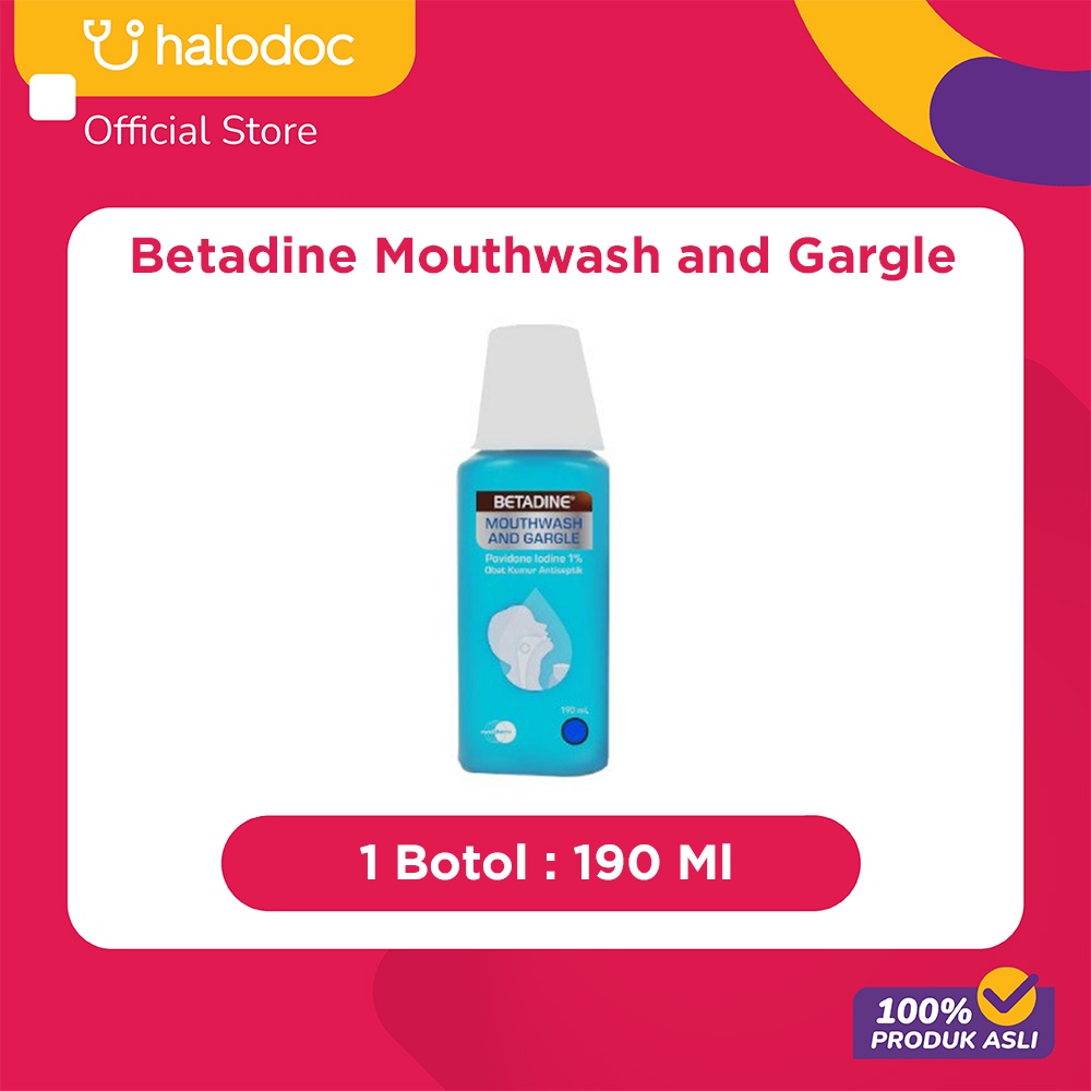 Betadine Mouthwash and Gargle 190 ml