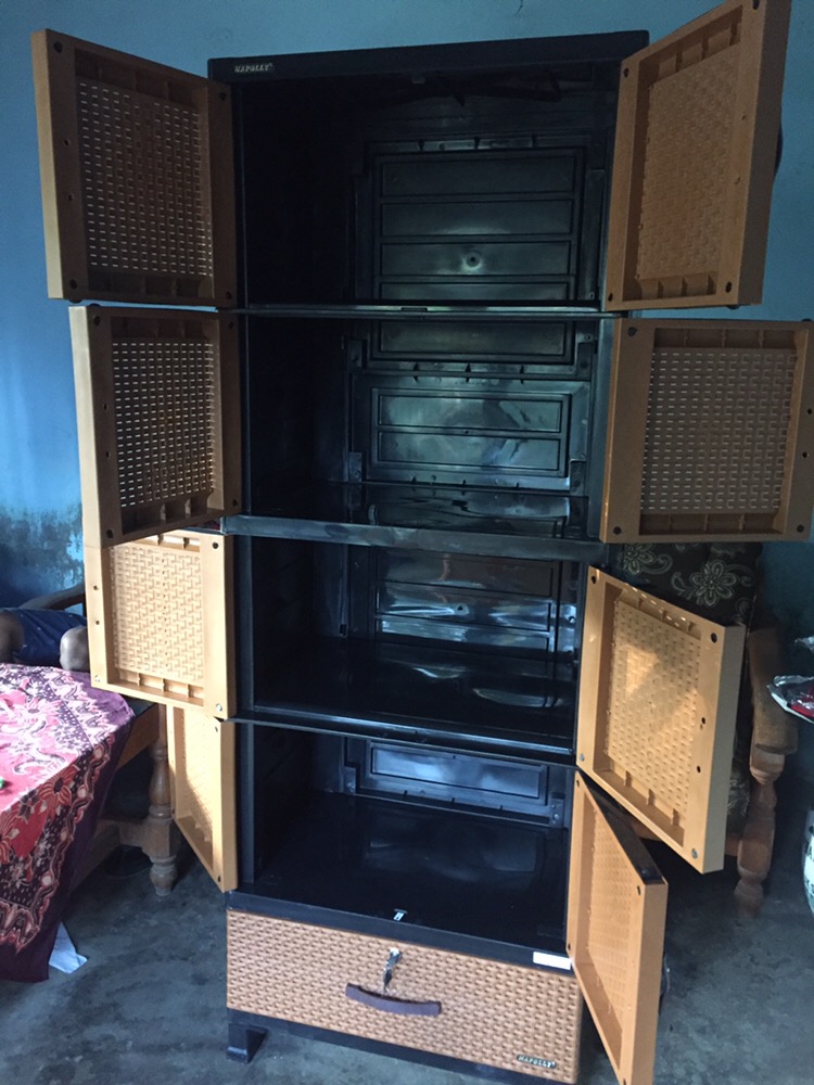 Napolly Lemari Plastik Rotan Crs-mu48d Coklat