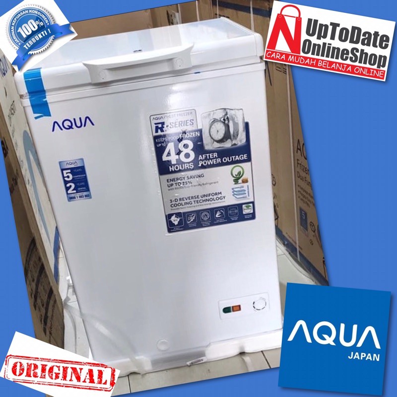 Jual Chest Freezer Lemari Pendingin Aqua Aqf 120fr Shopee Indonesia