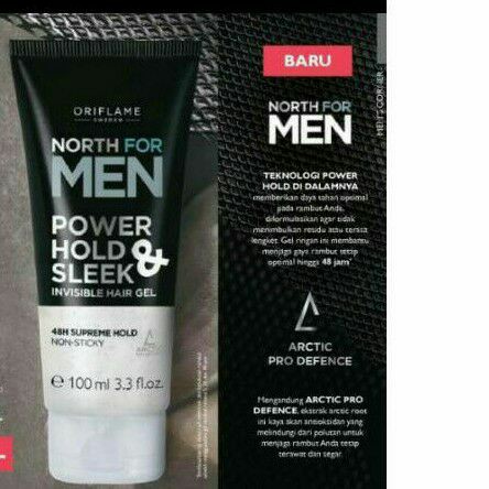 Jual North For Men Gel Rambut Oriflame Minyak Rambut Indonesia Shopee Indonesia