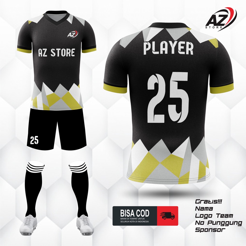 JERSEY KAOS BAJU PRINTING VOLLY SEPAKBOLA CUSTOM {BISA COD}