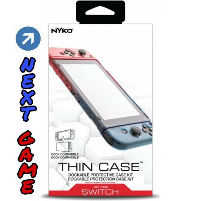 Nyko Nintendo Switch Thin Case Neon Red/Blue