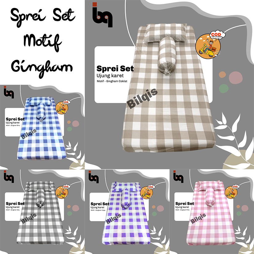 {PROMO SABA} Seprei Karet Set Motif Karakter Ukuran No.3 (120x200x15cm)|Keroppi|Doraemon|Termurah|Aesthetic