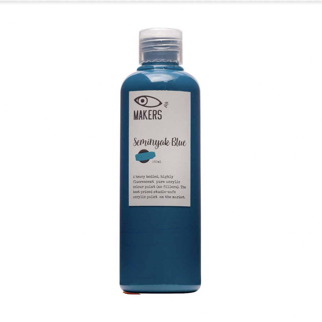 

Seminyak Blue Acrylic Paint 250ml by MAKERS