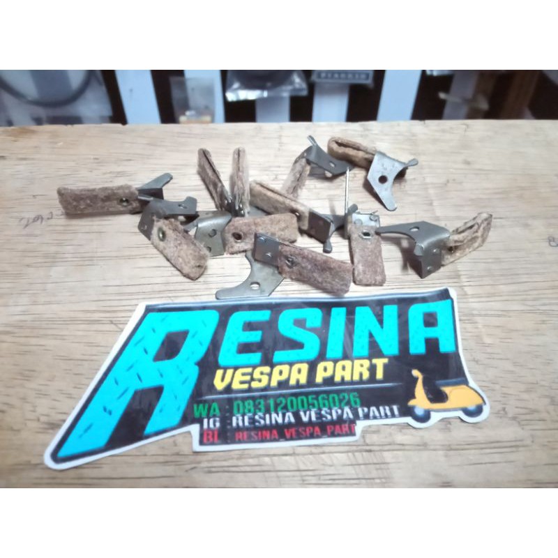 pembersih sapu rotor magnet platina plati vespa super sprint bajaj