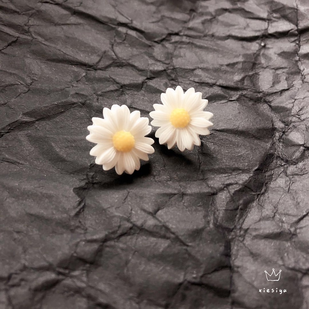 Anting S925 Silver Needle Bentuk Bunga Tulip Aksen Mutiara Gaya Korea Untuk Wanita