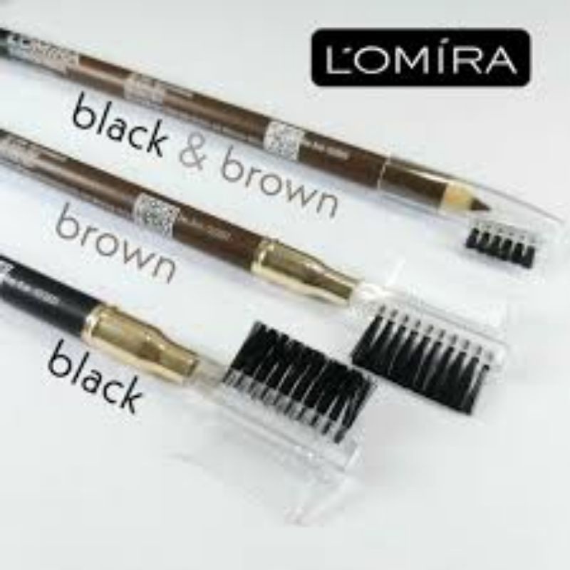 [Ecer] Pensil alis Lomira 2in1