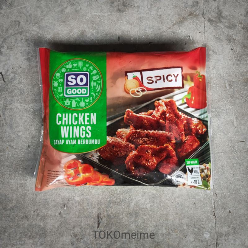 

SO GOOD SPICY WINGS 400gr