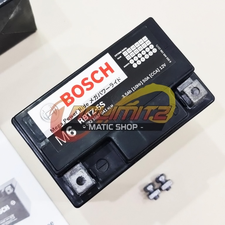 Aki Motor MF Bosch Maintenance Free AGM RBTZ-5S ORIGINAL BOSCH