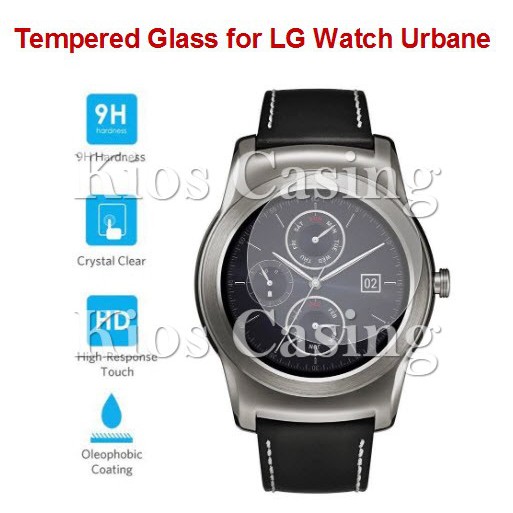 LG Watch Urbane W150 - Tempered Glass Anti Gores Kaca Screen Guard Protector Pelindung Layar Clear