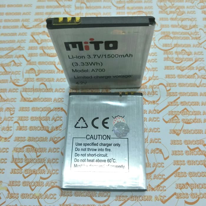 Baterai Battery Batre Original MITO BA-00089 BA00089 A700 Fantasy Mini