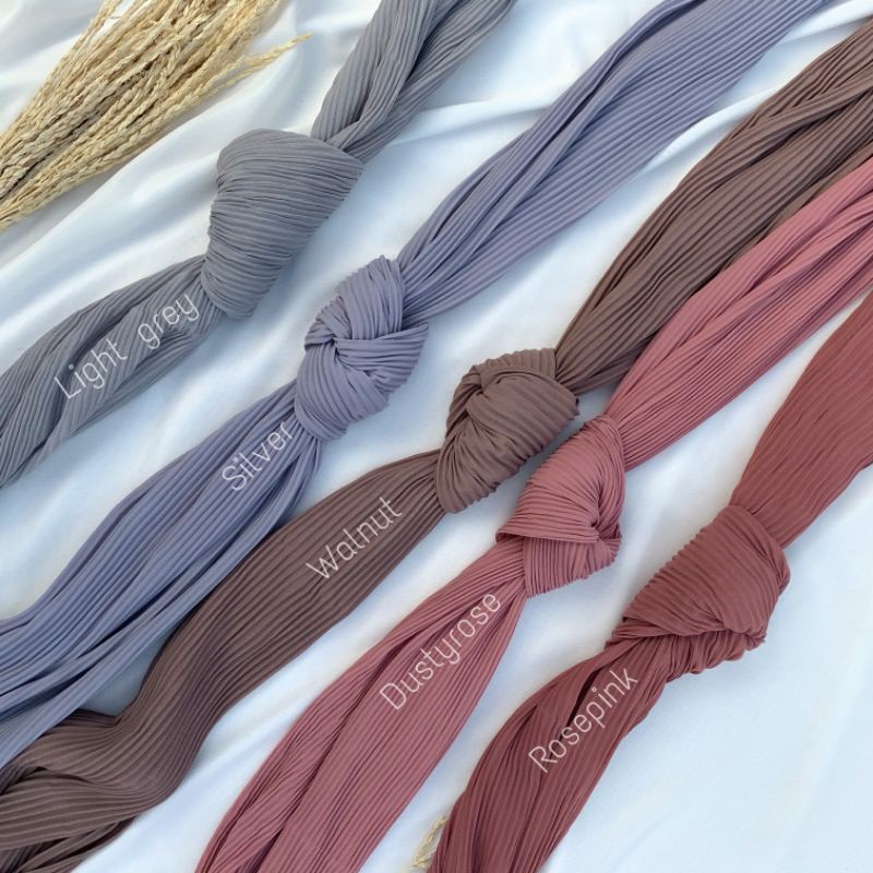 Pashmina Ceruty Plisket / Ceruty Pleated Shawl FULL PLISKET