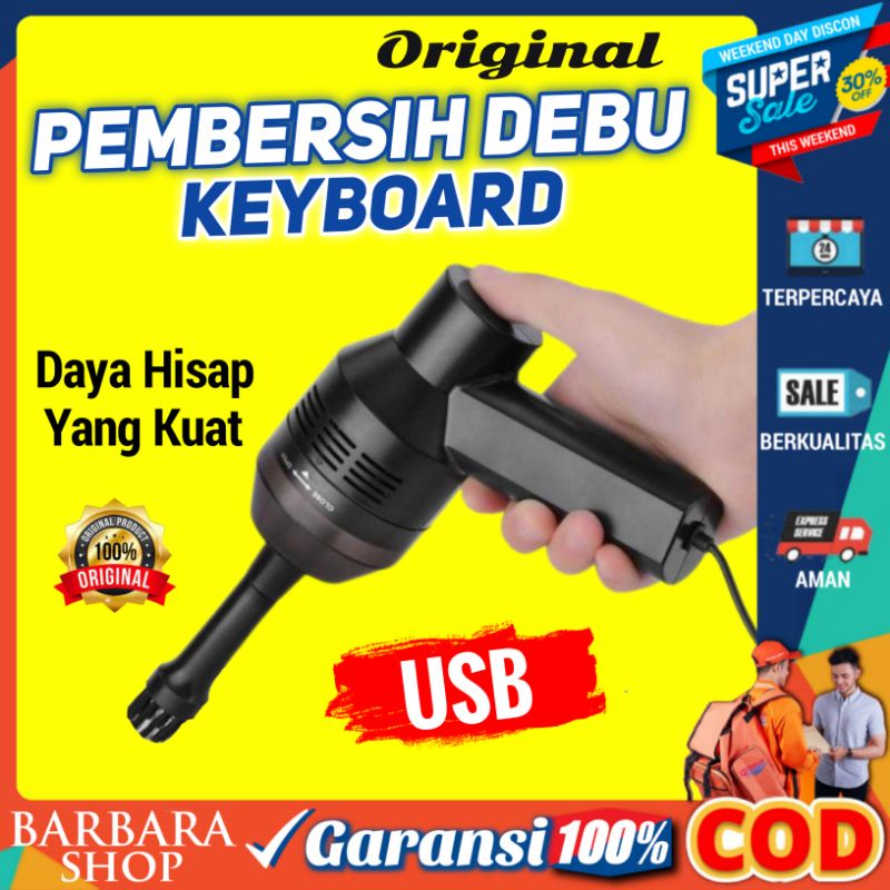 Vacum Vacuum Cleaner Mini USB Pembersih Debu Keyboard Portable Mini