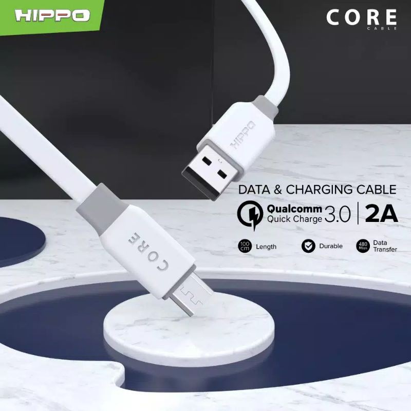 Hippo Kabel Data Core Micro USB 100cm Quick Charging 3.0